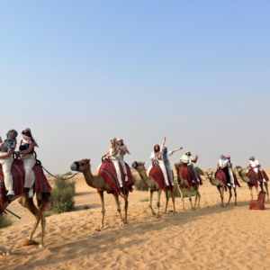 Cammellata nel deserto